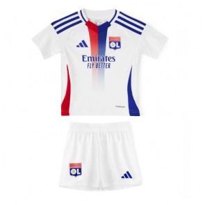 Billiga Olympique Lyonnais Hemmatröja Barn 2024-25 Kortärmad (+ Korta byxor)